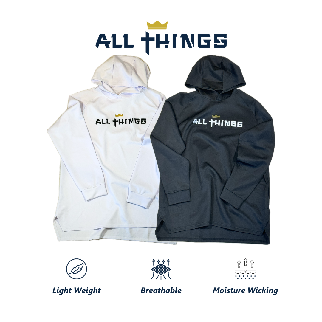 Mens Classic White Pullover Hoody